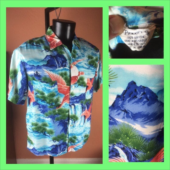 50s Penneys Hawaiian - Etsy 50s Penneys Hawaiian - Etsy