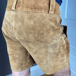 1970s Rust Suede Shorts 34 image 7