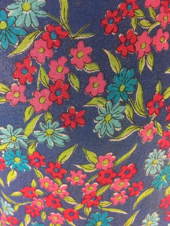 1970s / 1980s Selbach Sheer Floral Mens Cotton Sh… - image 7