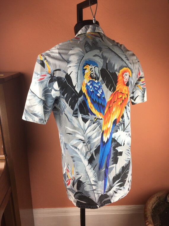 1980s Kennington Cotton Hawaiian Shirt With Brill… - image 9