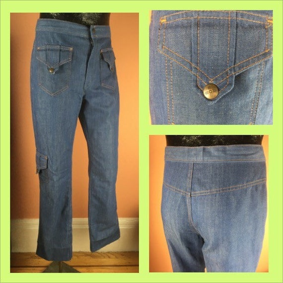 1970s / 1980s Womens Blue Jeans -Size 8-10