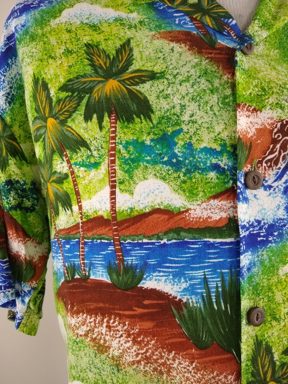 Mens 1990s Pineapple Connection Hawaiian shirt - image 3