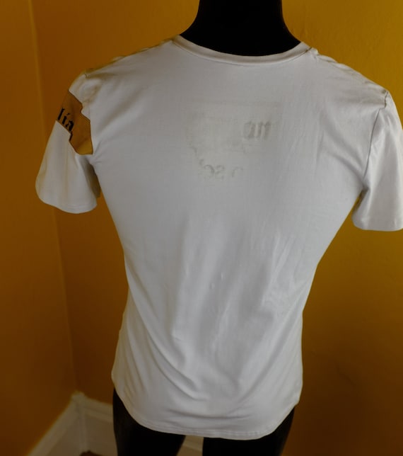 Iconic Y2K John Galliano Newsprint Tee shirt - S/M - image 7