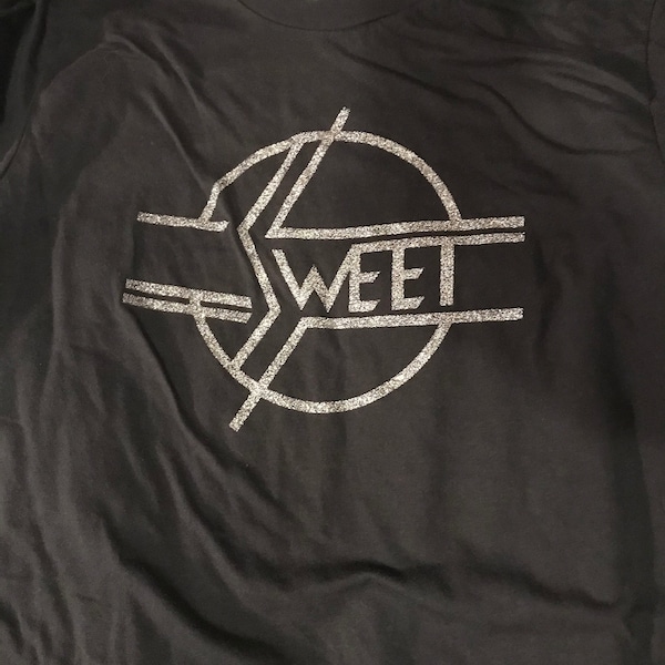 Sweet T-shirt Glam Rock Glitter Sweet logo shirt