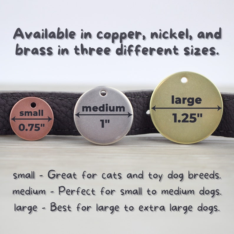 Personalized Pet Tag Space / Planets Custom Dog Cat Identification Tags Round Made in the USA image 3