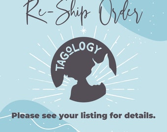 Re-ship Order for Tagology Personalized Pet Tags - Custom Dog Cat Identification Tags - Made in the USA