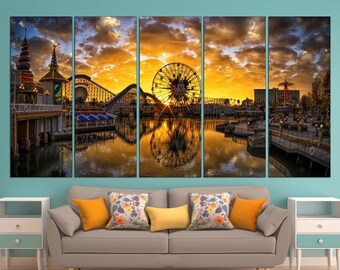 Disneyland Canvas Etsy