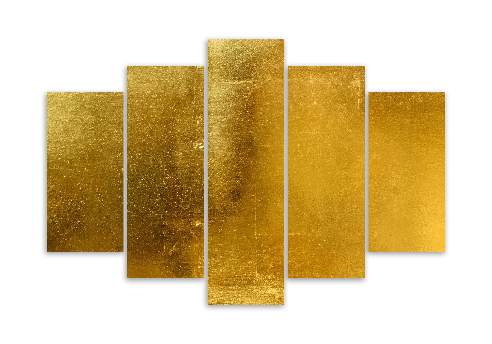 Abstract gold painting gold wall decor gold canvas gold Etsy