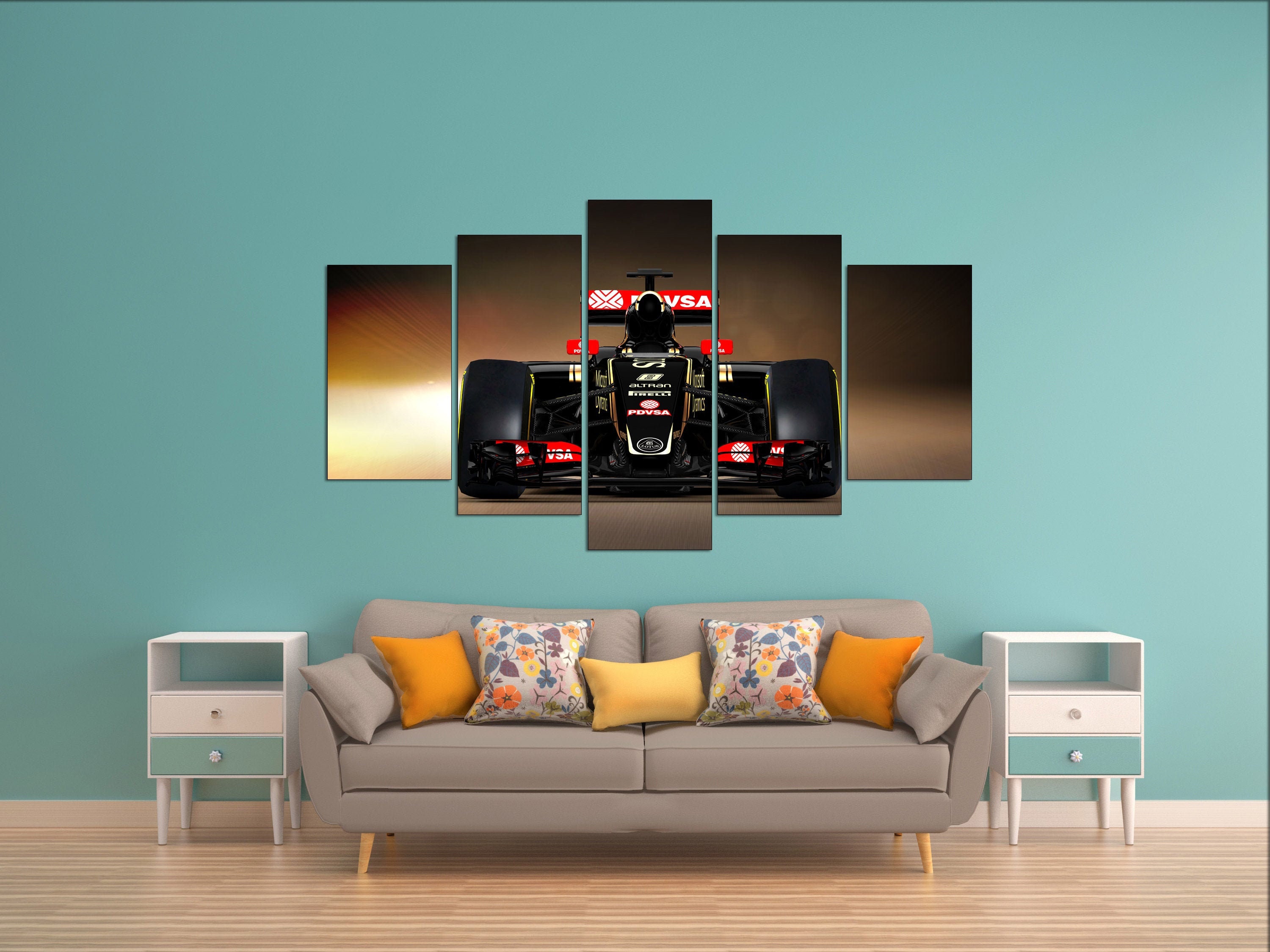 Sports car lover gift automotive wall art racing car canvas Etsy