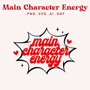 Personagem principal Energy SVG FILE, Comics SVG, Book Lover svg, arquivos cortados cricut, silhueta, svg