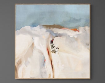 Abstrakte Landschaft Kunstdruck: Pastelltöne (Digitaler Download)