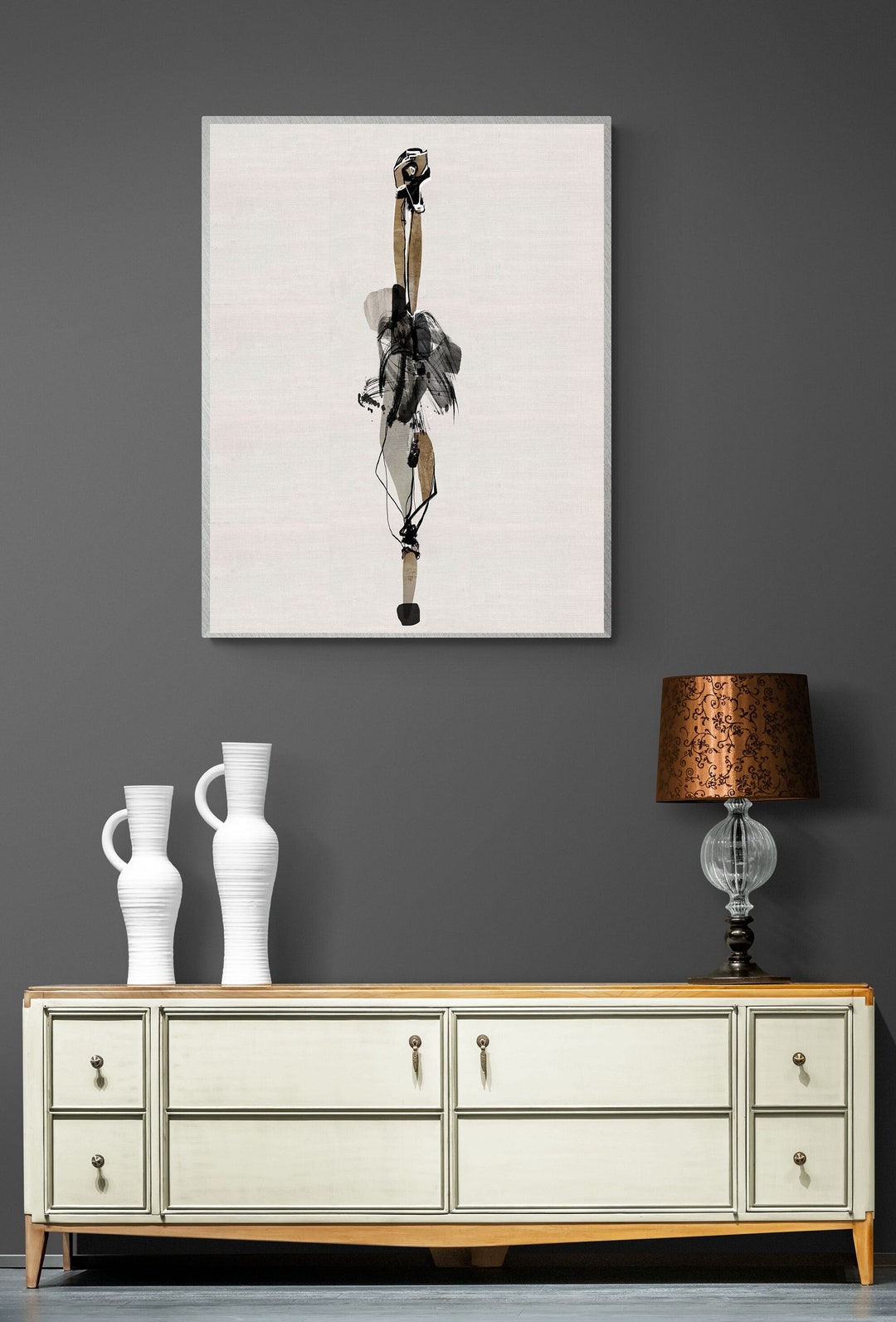 Modern Abstract Printable Painting, Instant Download, Abstract Drawing ...