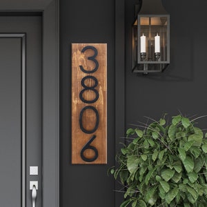 Address Plaque, Number Sign, Address Numbers, Address Sign, House Number Plaque, House Number Sign - House Plaque Wood,