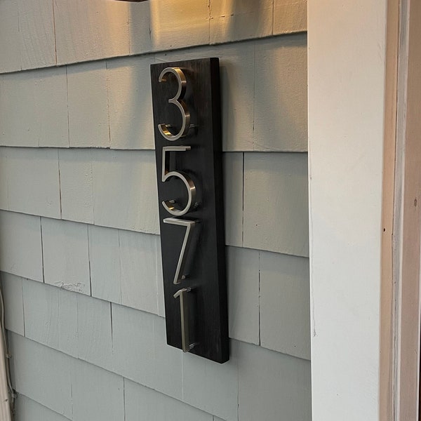 House Numbers for Modern Address Sign, Floating House Numbers for Your Modern Home, Weather Protected House House Number Plaque