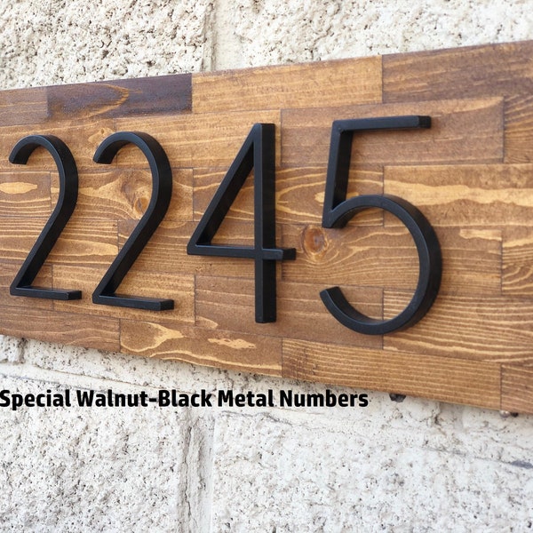 House Number Sign, Wood Address Numbers, Address Sign, Beach Cottage Sign, House Number Plaque, Outside House Number Plaque