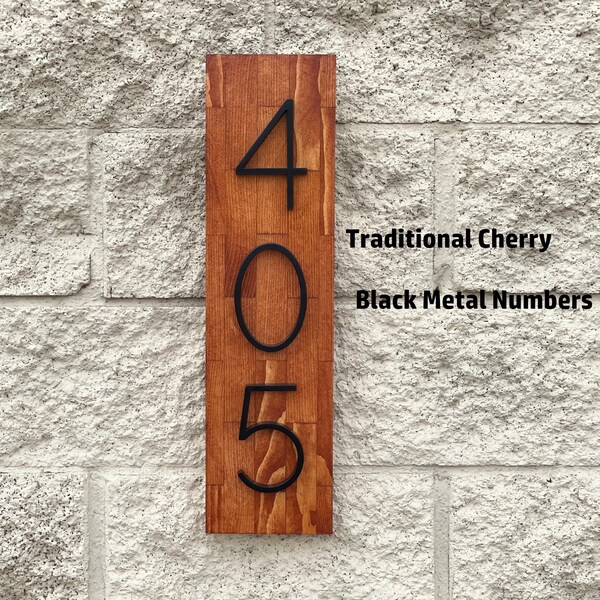 Vertical Address Plaque, Number Sign, Wood Address Sign, Address Sign, Beach Cottage Sign, House Number Plaque, Outside House Number Plaque