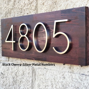 Address Plaque Horizontal, Number Sign, Address Numbers, Address Sign, House Number Plaque, House Number Sign, House Numbers, House Sign