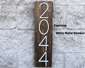 House Numbers, House Numbers Vertical, House Numbers Wood, Address Sign, Address Plaque, Address Numbers, Address Numbers for House