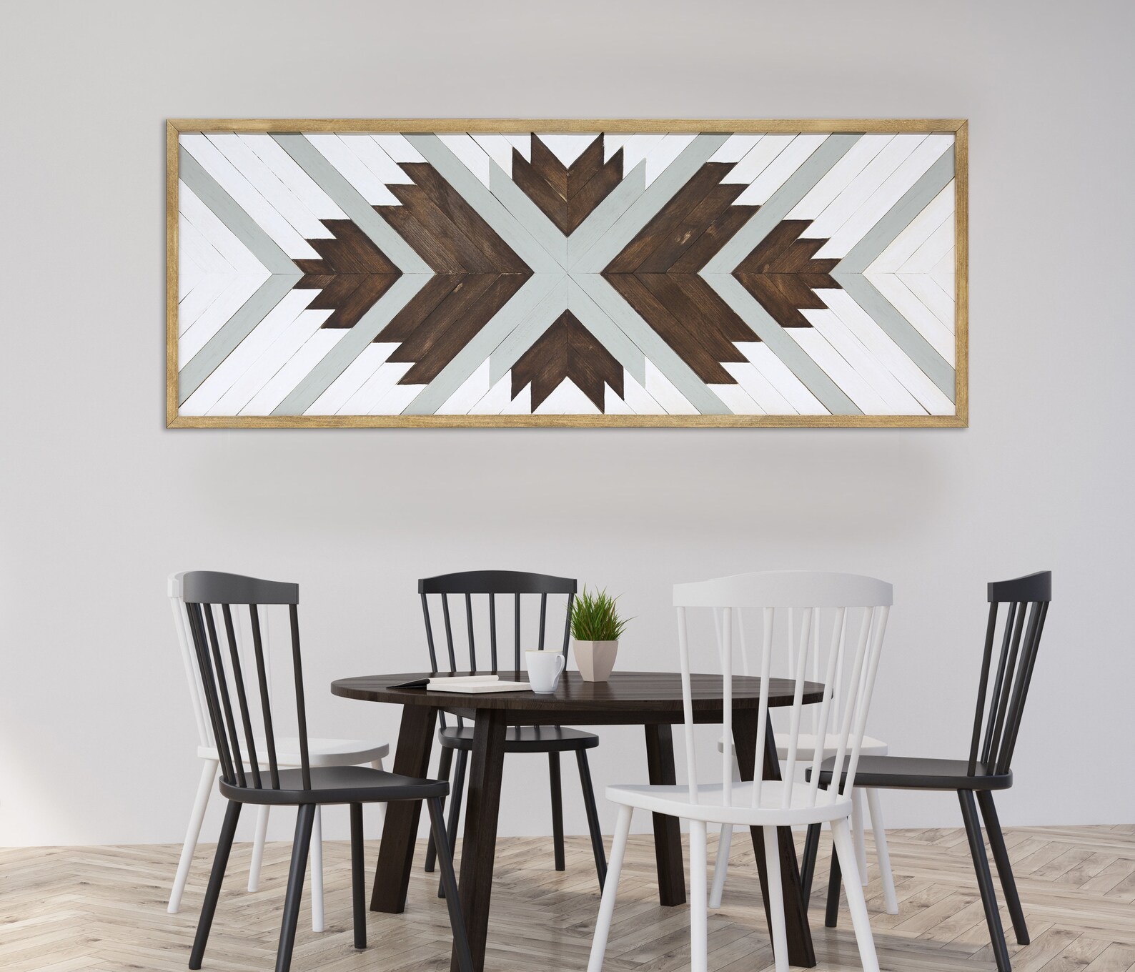 Native Wood Wall Art Modern Vintage Wood Wall Art Rustic Etsy