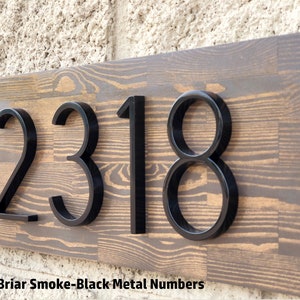 Moderne Hausnummer Plakette, Nummernschild, Holz Adressnummern, Adressschild, Strand Cottage Schild, Hausnummer Plakette, Hausnummer Plakette Bild 9
