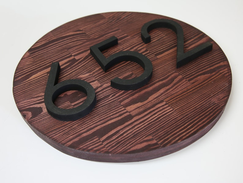 House Number Sign House Number Plaque Street Number Sign Etsy
