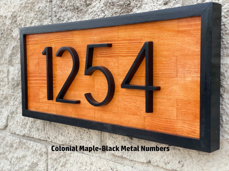 House Number Plaque House Numbers House Number Sign Address Etsy