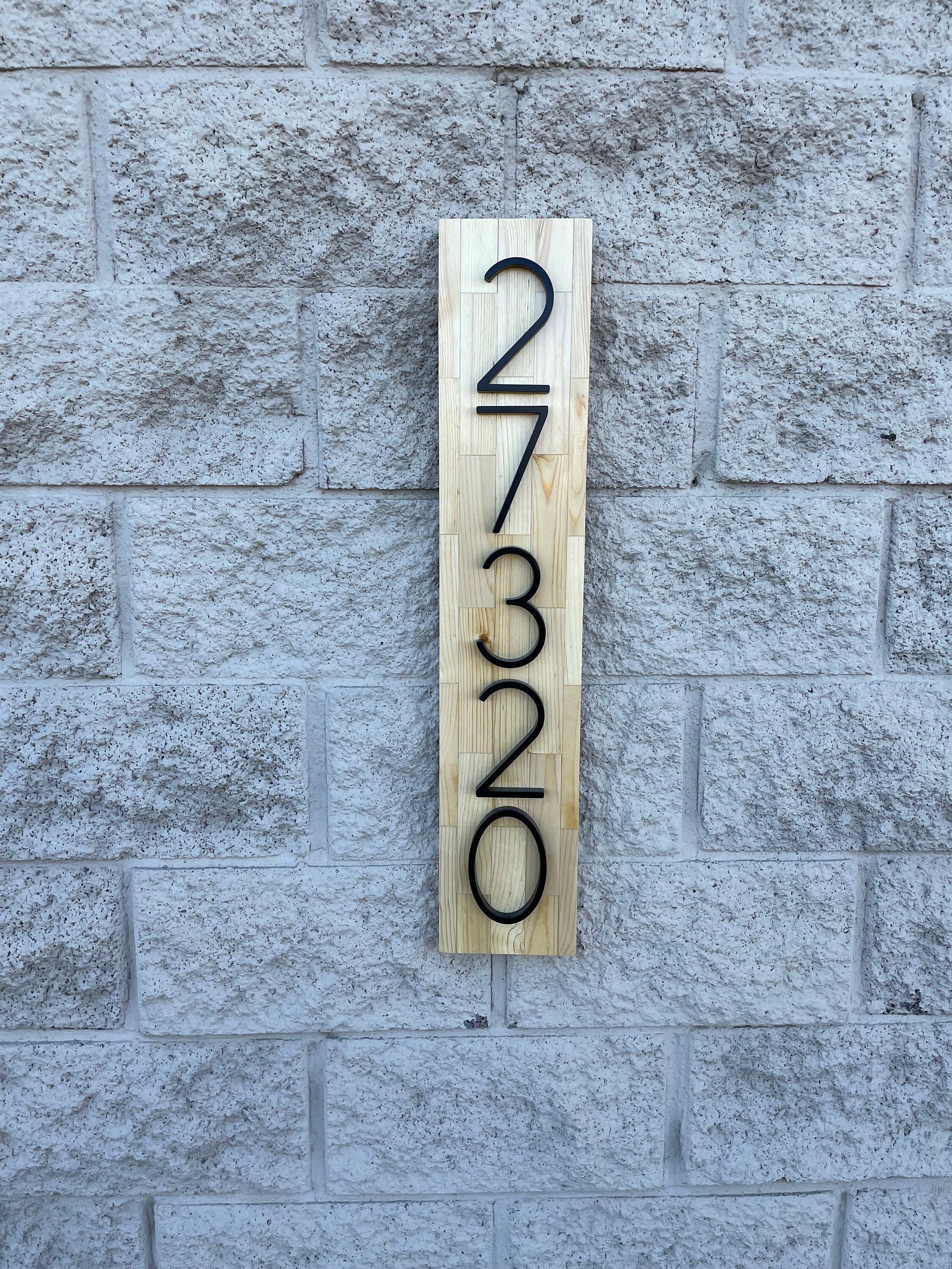 House Numbers | Vertical and Horizontal House Numbers | House Number ...