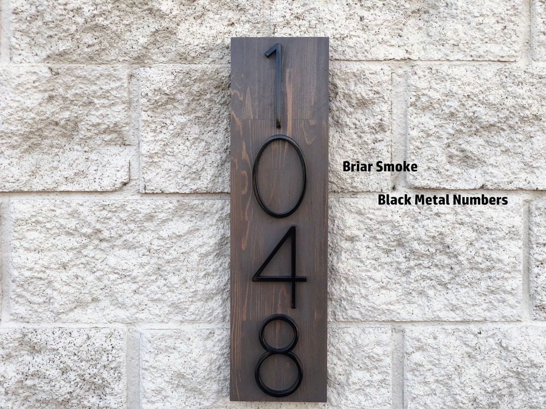 House Numbers Vertical, Vertical House Numbers, House Numbers Vertical