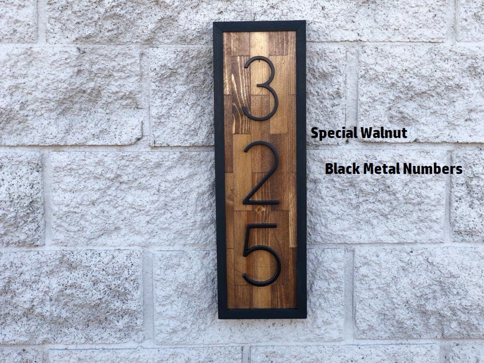 House Numbers Vertical Vertical House Numbers House Numbers Etsy