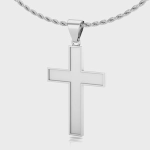 Cross Pendant Mens Faith Boys Necklace Cross