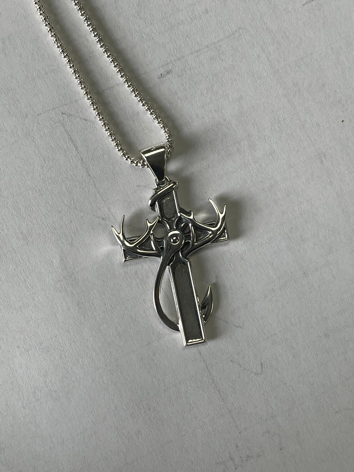 Hunting Faith & Fishing Pendant Necklace Etsy