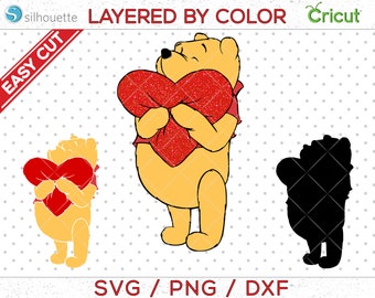 Download Art Collectibles Clip Art Valentines Svg Pooh Cut File Love Svg Winnie The Pooh Svg Bear Svg Heart Svg Pooh Svg Disney Svg Disney Clipart Wpv03 Pooh Cricut File