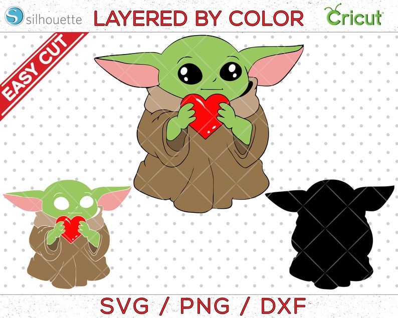 Download Valentines Yoda svg Baby Yoda svg Baby Yoda Love Baby Yoda ...