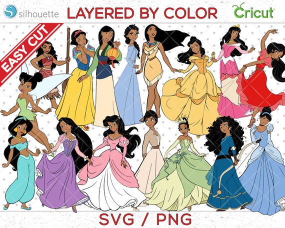 African American Princess SVG Black Princess Elsa Svg - Etsy