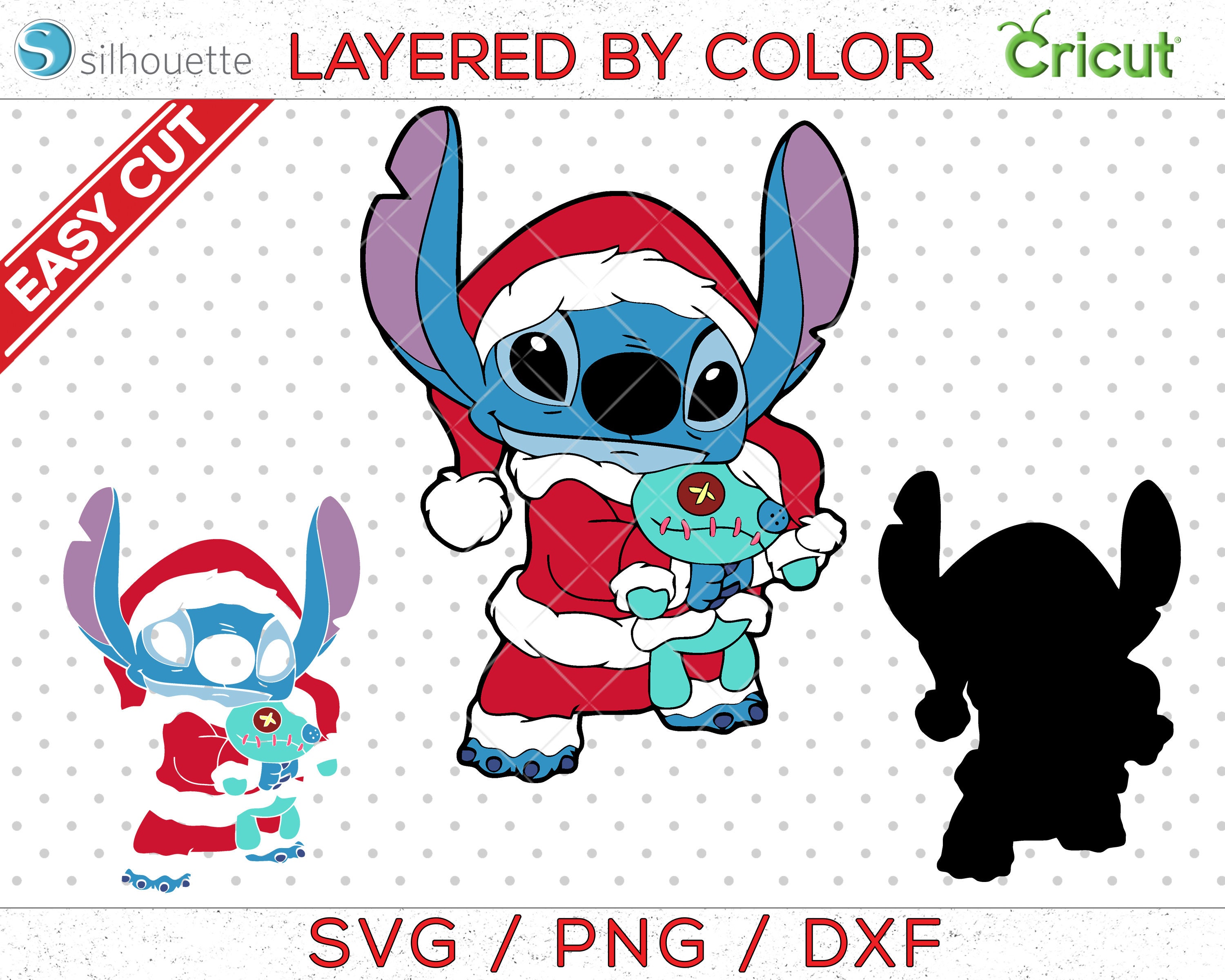 Lilo and Stich SVG Christmas Svg Stitch Christmas Svg - Etsy