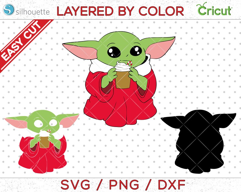 Download Christmas Yoda svg Baby Yoda svg Baby Yoda Coffee Baby ...