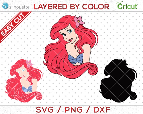 Free Free 344 Little Mermaid Layered Svg SVG PNG EPS DXF File
