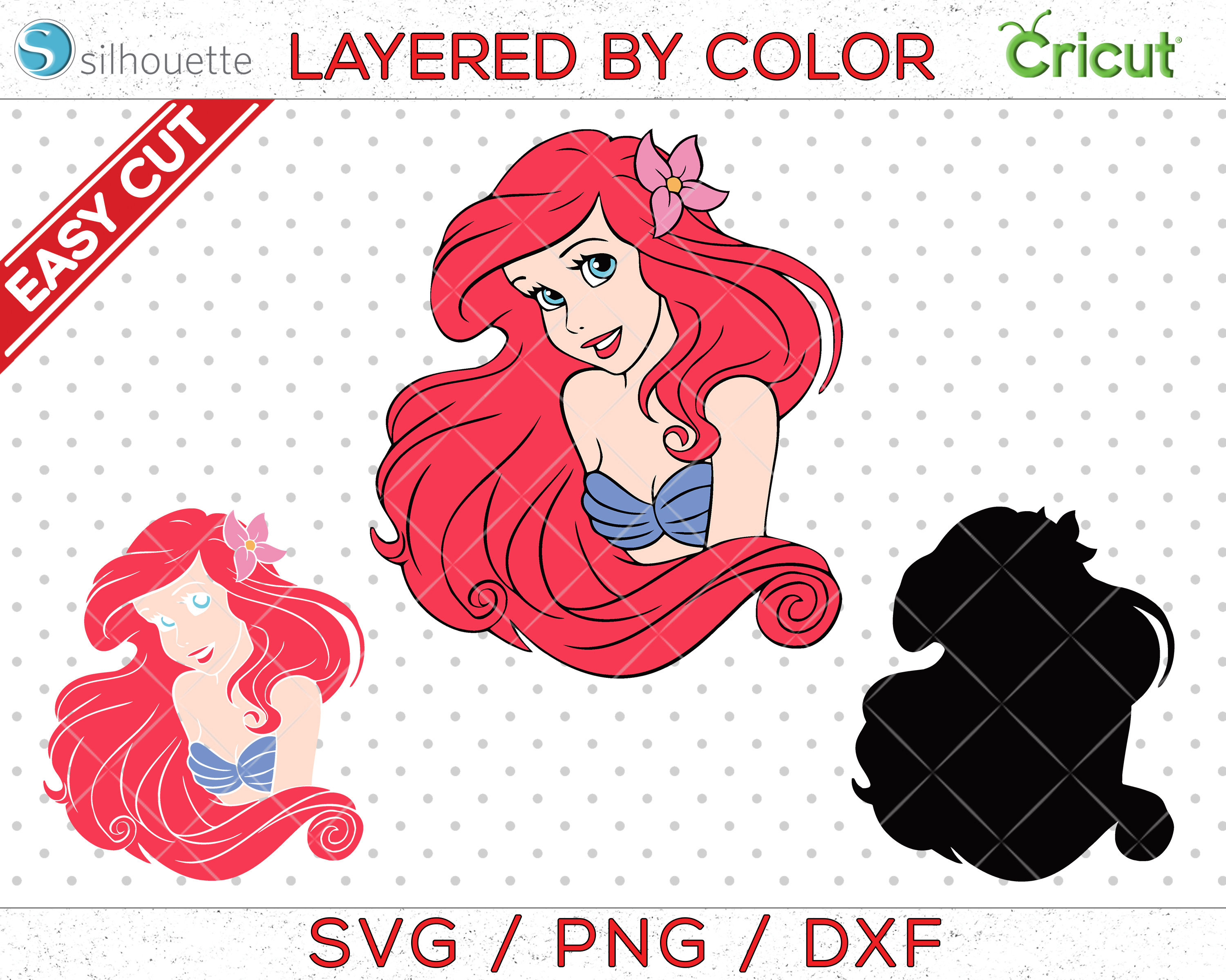 Free Free 220 Mermaid Layered Svg SVG PNG EPS DXF File