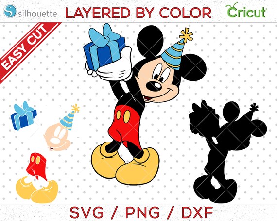 Mickey Mouse Birthday svg Party svg Birthday svg Mickey | Etsy