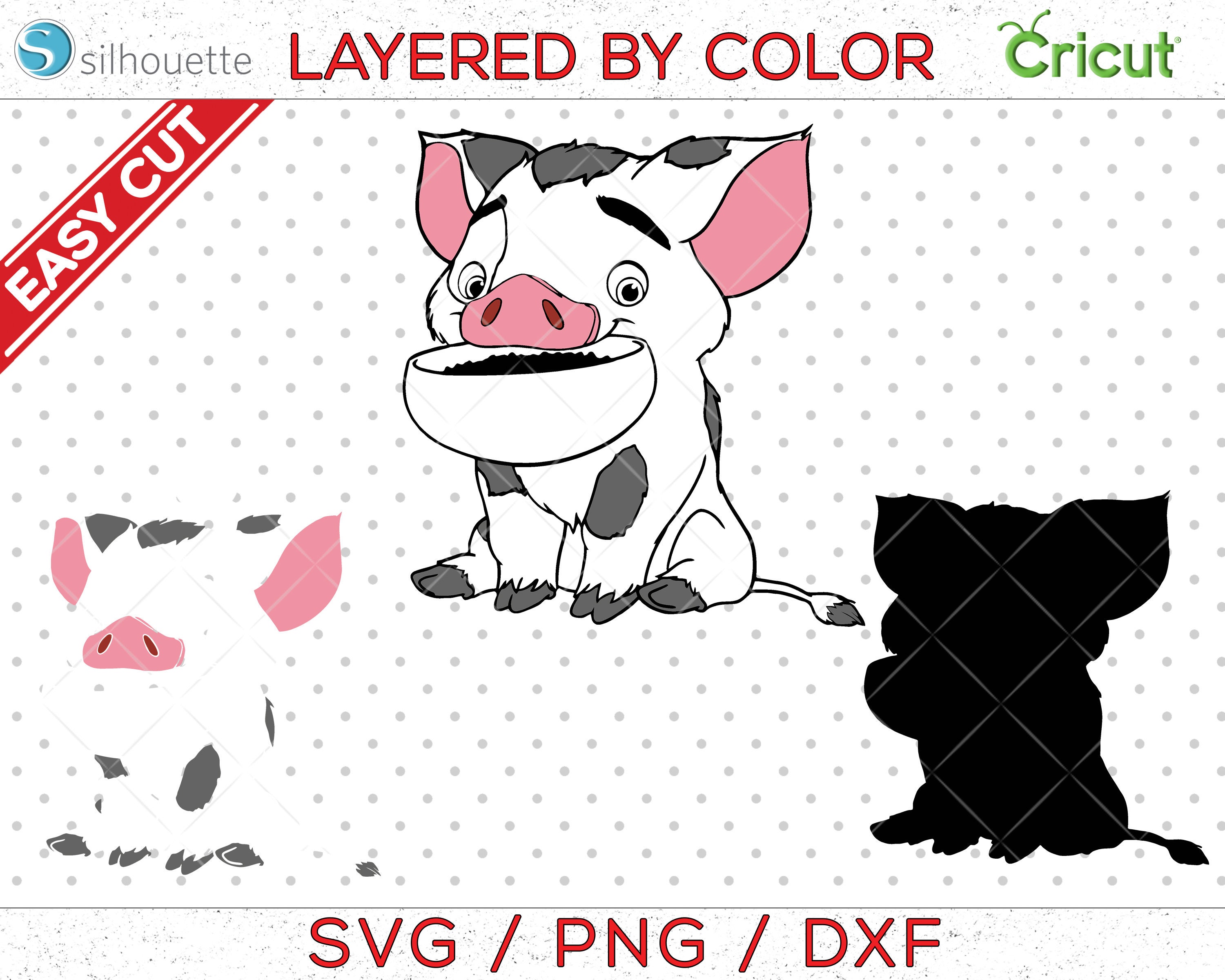 Download Moana Svg Moana Cut File Moana Cricut File Pig Svg Etsy