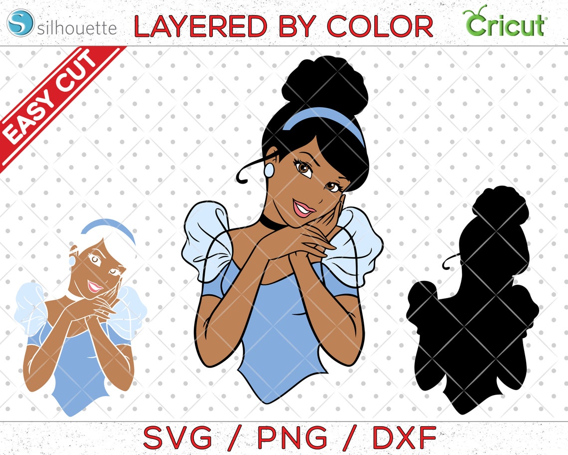 Download African American Princess SVG Black Princess Elsa svg | Etsy