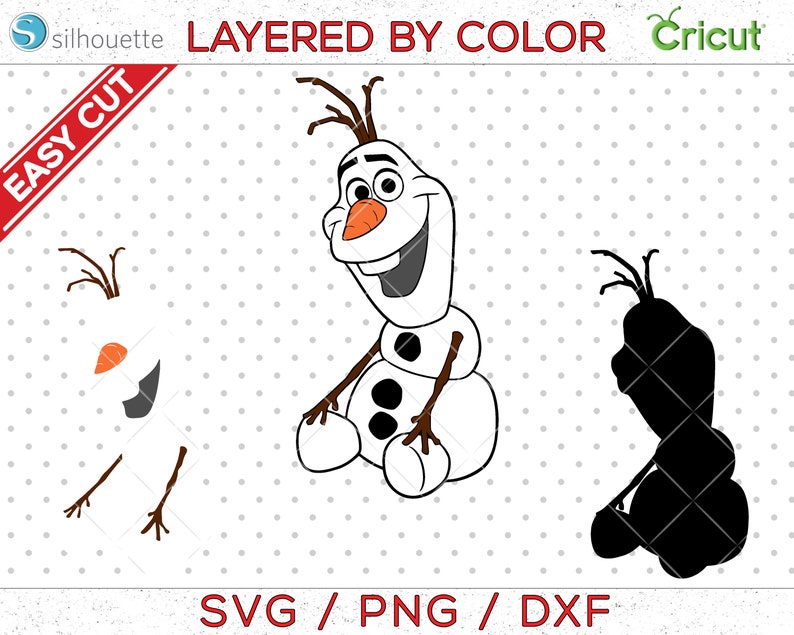 Multi Layered Elsa Svg For Cricut - Layered SVG Cut File - Best Free