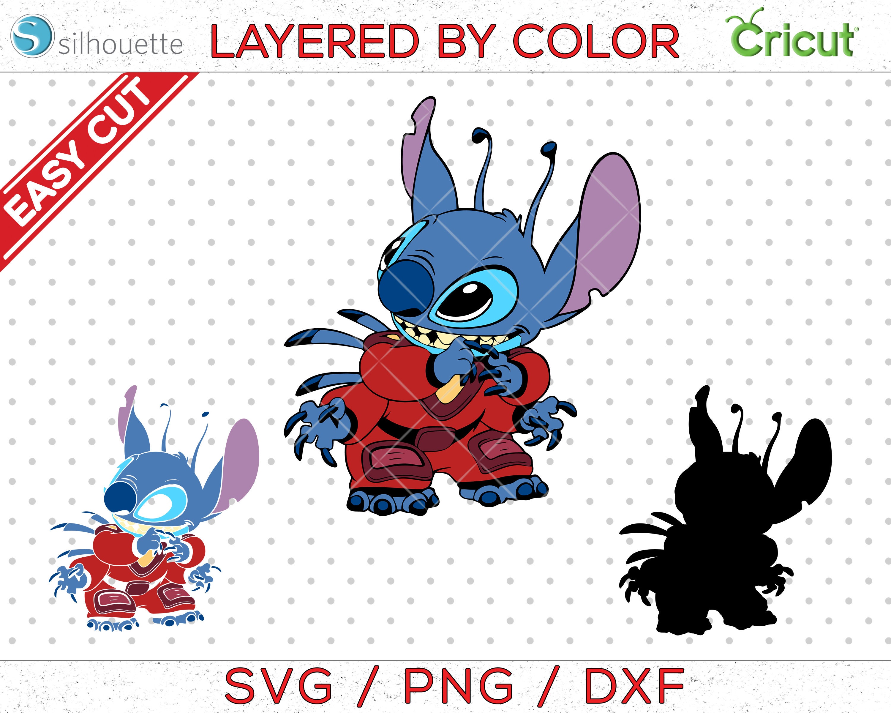 Evil Stich SVG Red Stitch Svg Stitch SVG Birthday Stitch - Etsy Australia