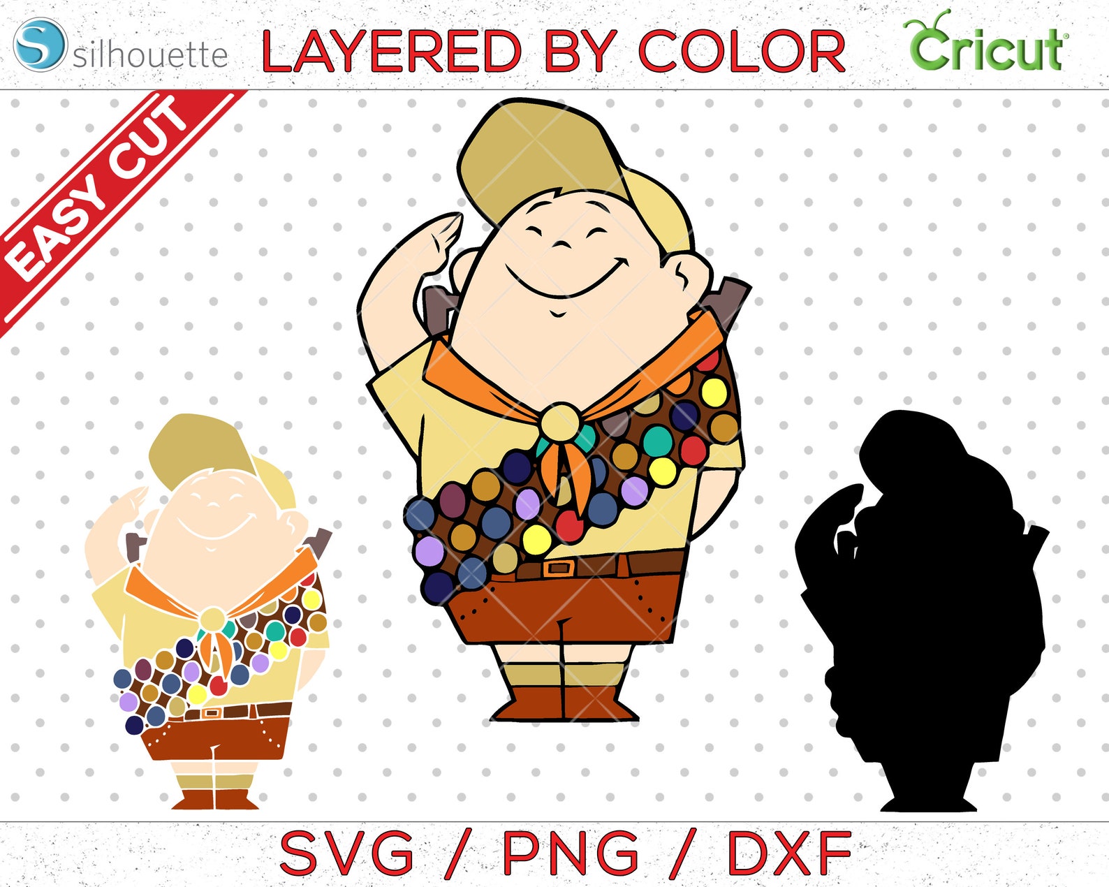 Up Svg up Movie Svg Mr Fredrickson and Russell Russell Svg | Etsy