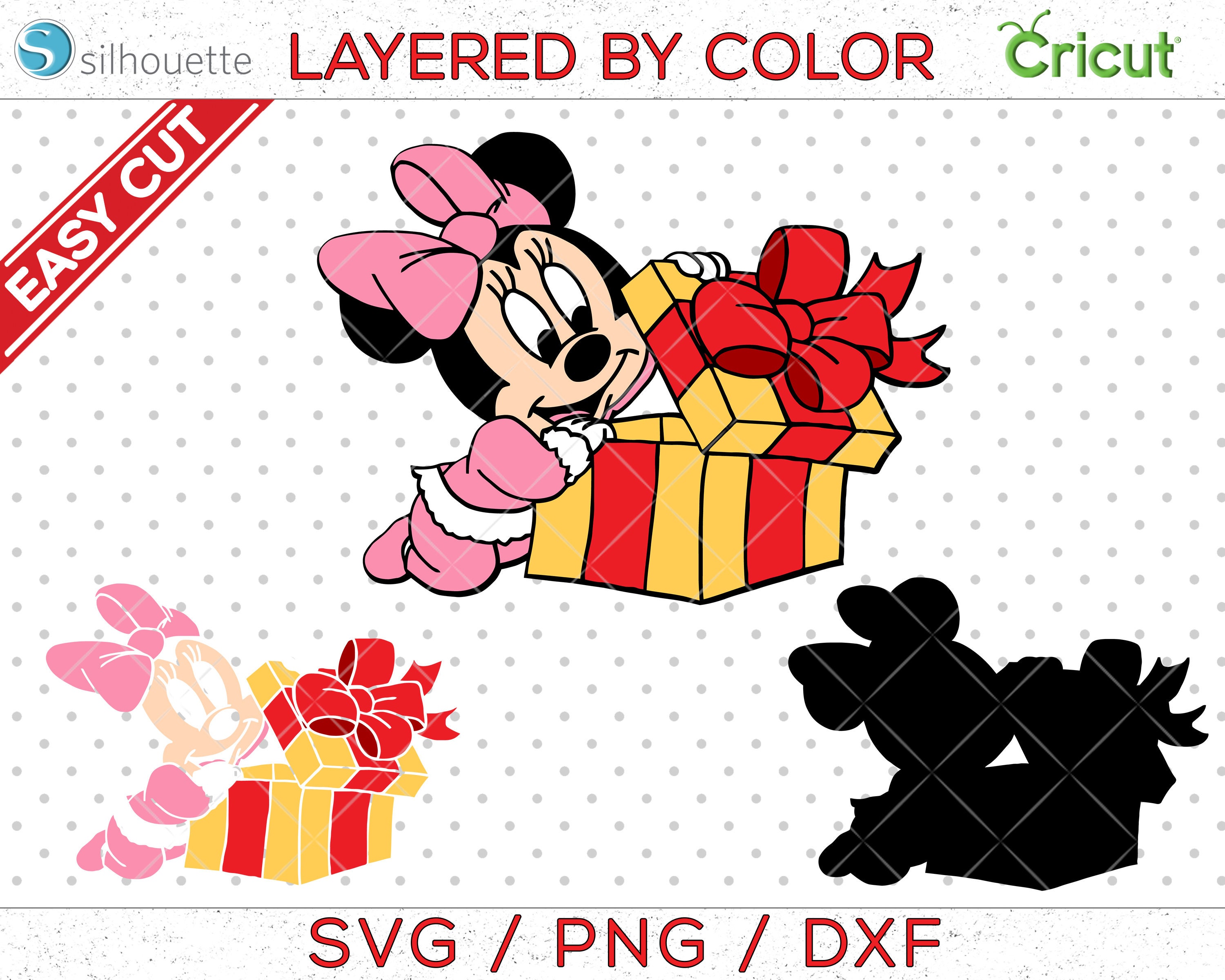 Download Christmas Baby Minnie Mouse Svg Baby Mickey Mouse Svg Disney Etsy