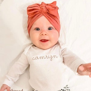 Personalized Embroidered Baby Onesie® Brand With Name, Short Sleeve, Long Sleeve, Bodysuit