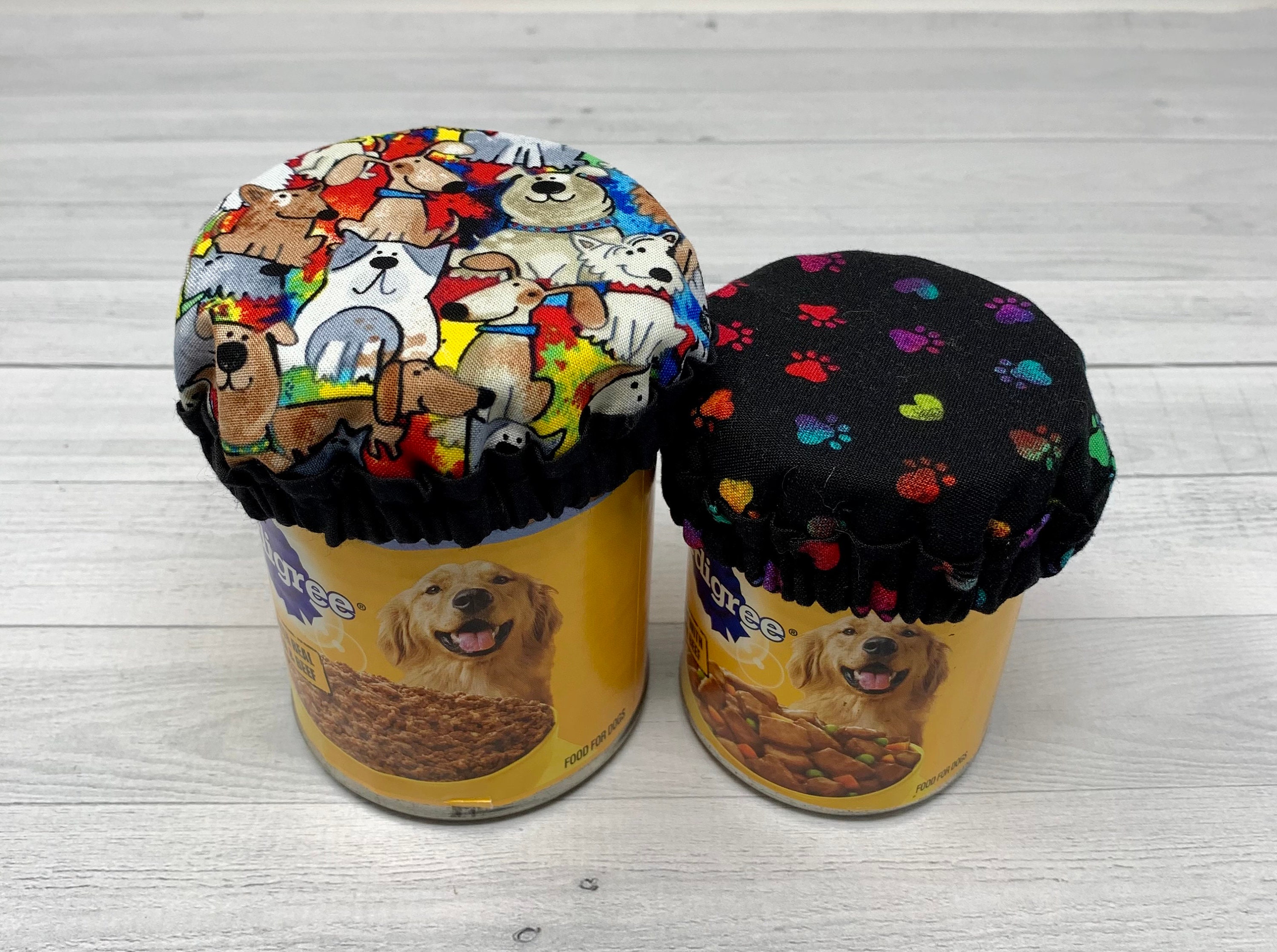 Dog Food Can Covers 100 cotton with ecofriendly PUL lining Etsy
