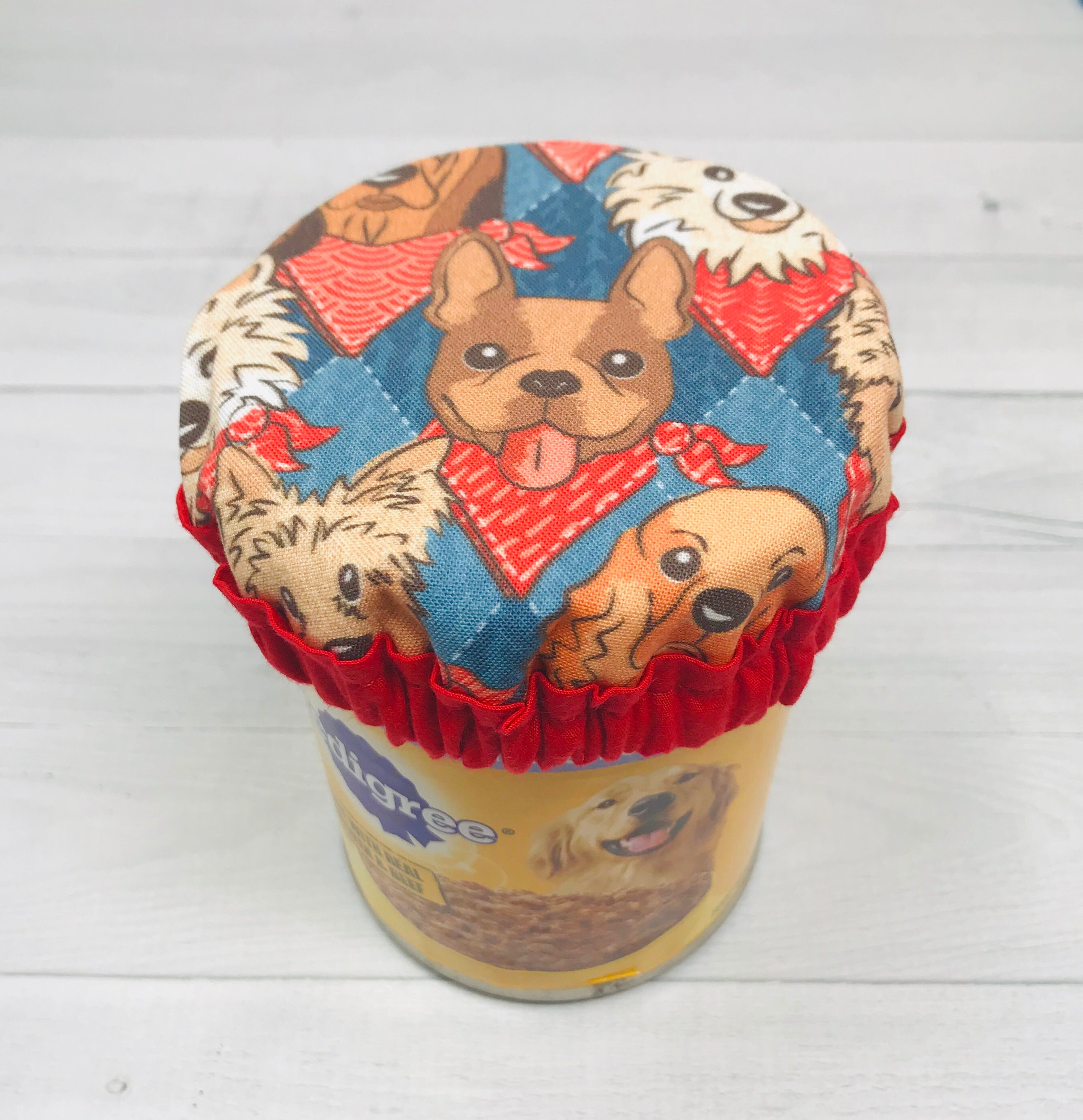 Dog Food Can Covers 100 cotton with ecofriendly PUL lining Etsy