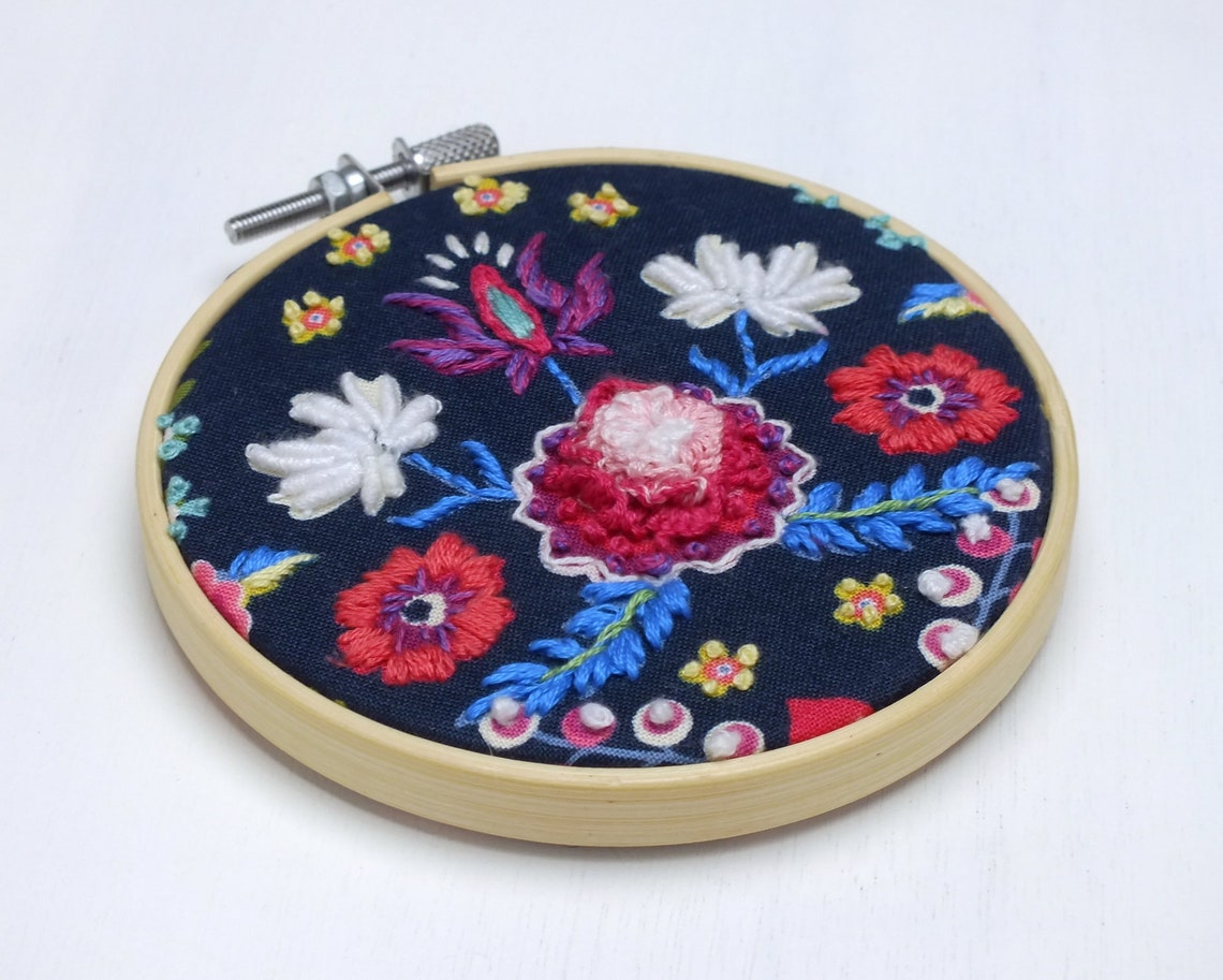 Original jessecmault art 11cm unique jessecmault hoop wall  etsy