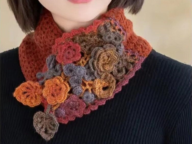37 Irish Crochet Patterns: Traditional Motifs, Vintage Lace, and Modern Irish-Inspired... 31 Intricate Irish Crochet Inspired Neck Warmer